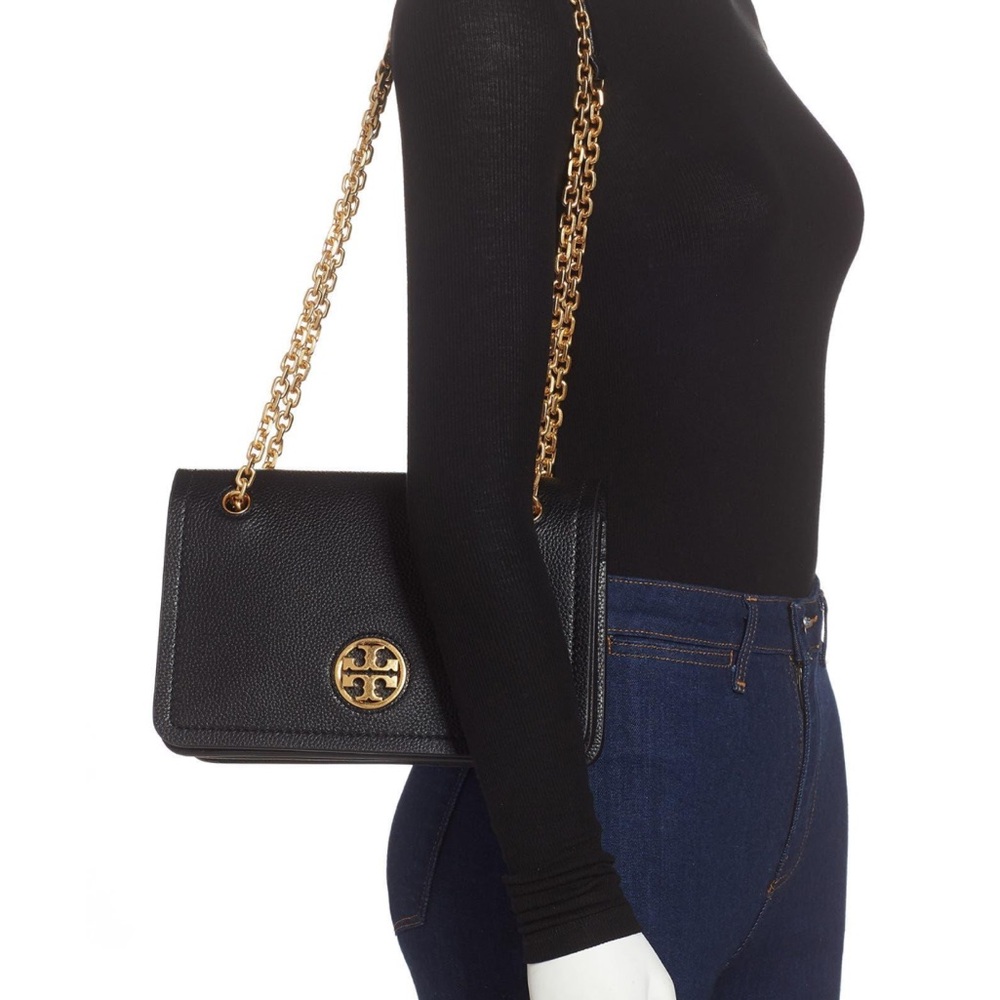 Tory Burch Carson Convertible Leather Crossbody Bag - Picture 8 of 9